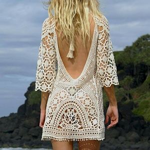 Women’s Bathing Suit Cover Up Crochet Lace Bikini